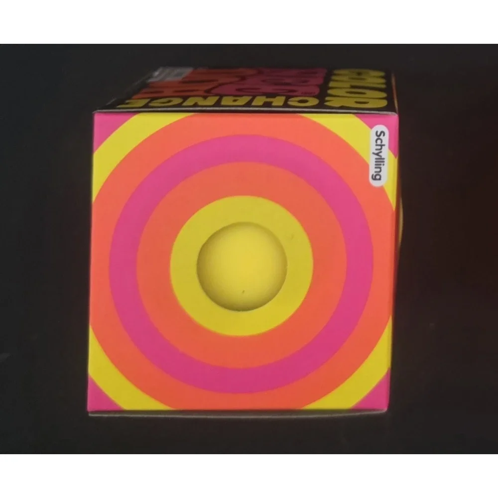 Nee Doh Color Change Squish Stress Ball The Groovy Glob, Yellow Fast Ship SEALED